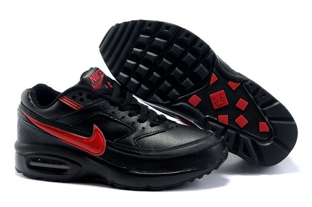 Nike Air Max Classic BW Black Red Mens Shoes - Click Image to Close